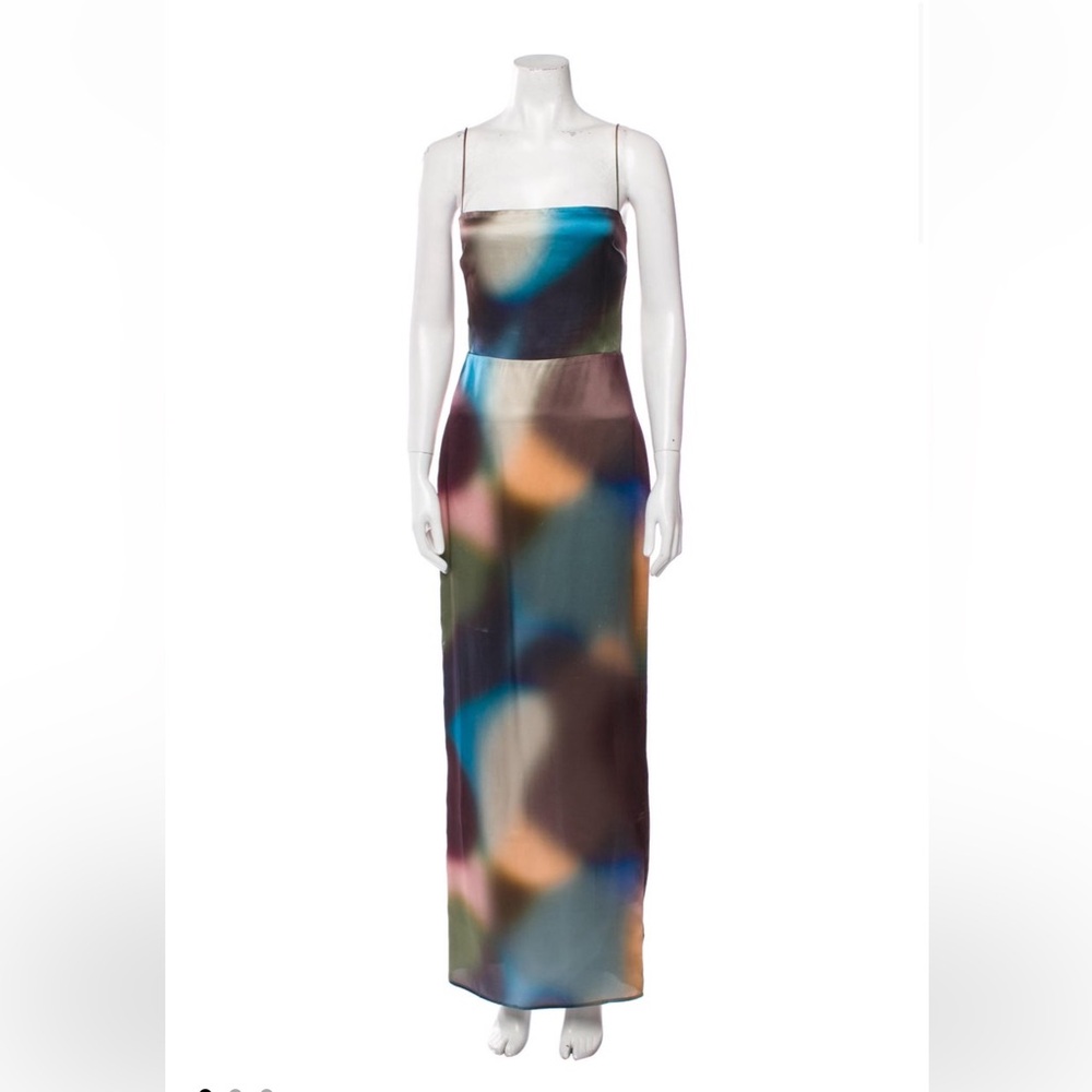 Multicolor Sleeveless Maxi Dress